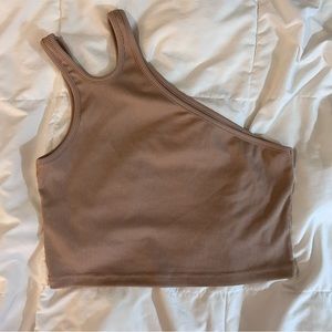 Shein One Shoulder Cropped Tank